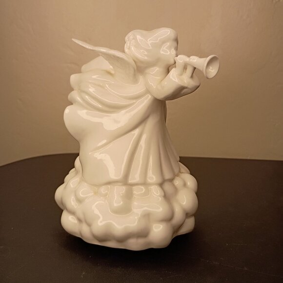 Vintage Schmid Angel Rotating Music Box Plays Ave Maria Wind Up Works 1980's - Picture 6 of 15